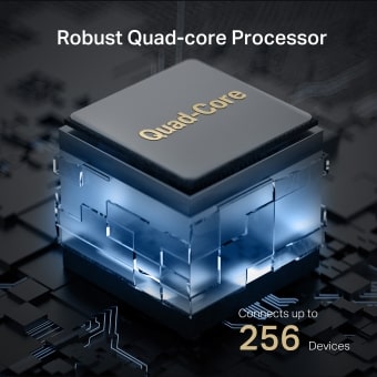 جهاز التوجيه اللاسلكي Mercusys MR90X AX6000 من الجيل التالي جهاز التوجيه اللاسلكي Mercusys MR90X AX6000 من الجيل التالي